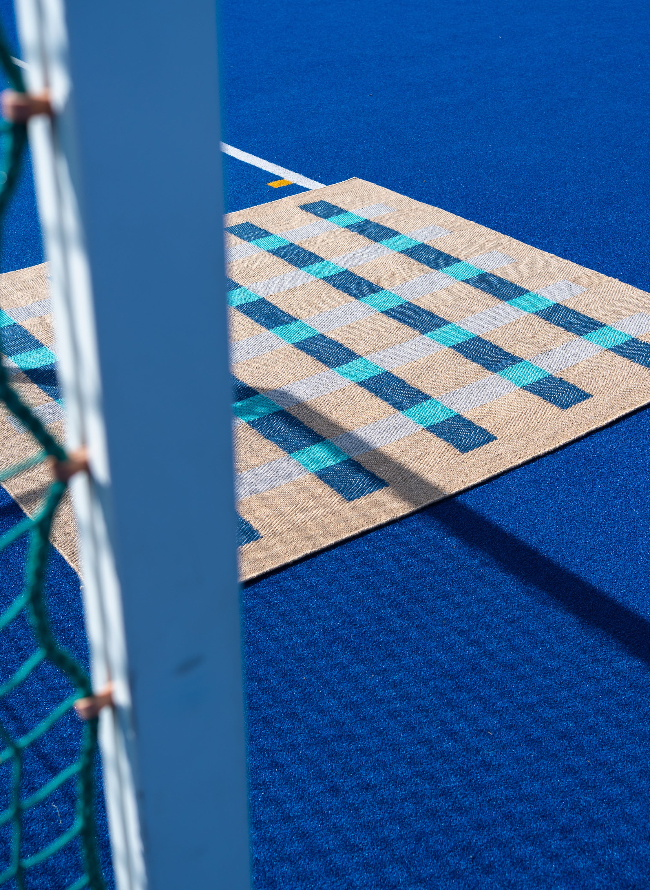 Jute Rug w. Blue notes