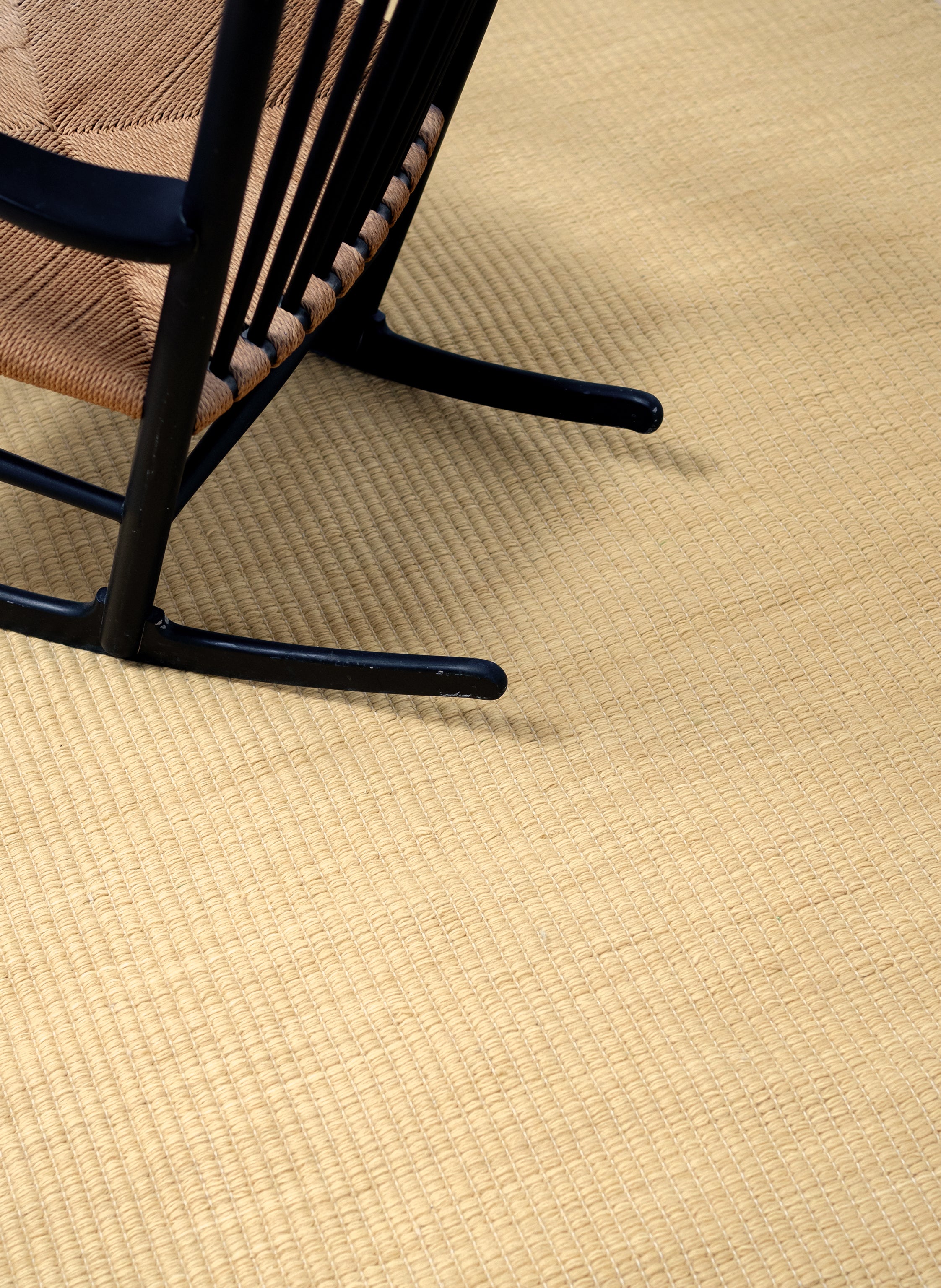 Wool Reversible Rug - Green/Sand