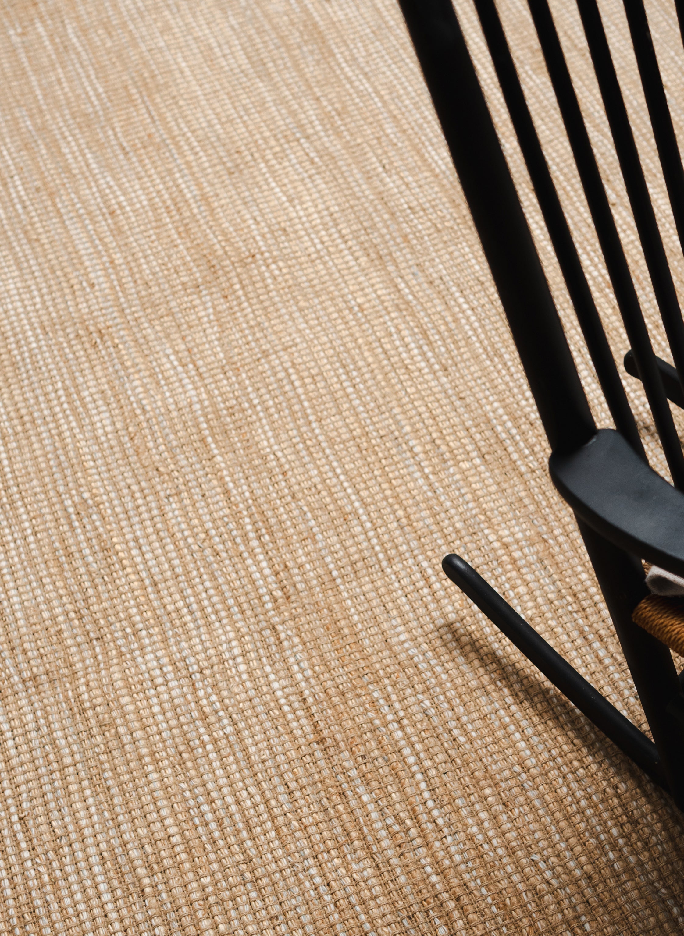 Threaded Jute and New Zealand Wool Rug